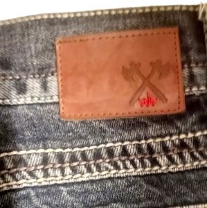 Axe and crown jeans